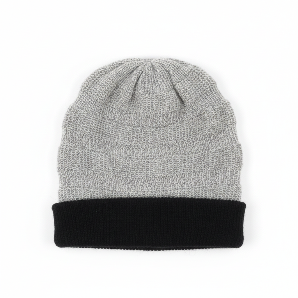 Black & White beanie con fondo profesional
