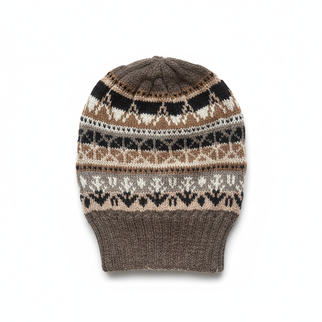 Winter Air beanie con fondo profesional